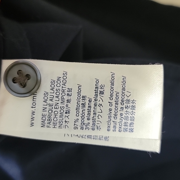 Tommy Hilfiger Men's Short Sleeve Button Up Shirt - Picture 4 of 4